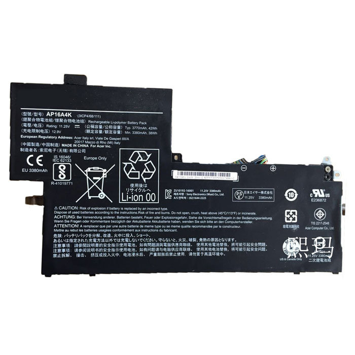 Compatible аккумулятор для ноутбука acer  for Swift 1 Sf113-31-C7Ez 